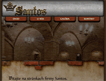 Tablet Screenshot of pivnicesantos.sk